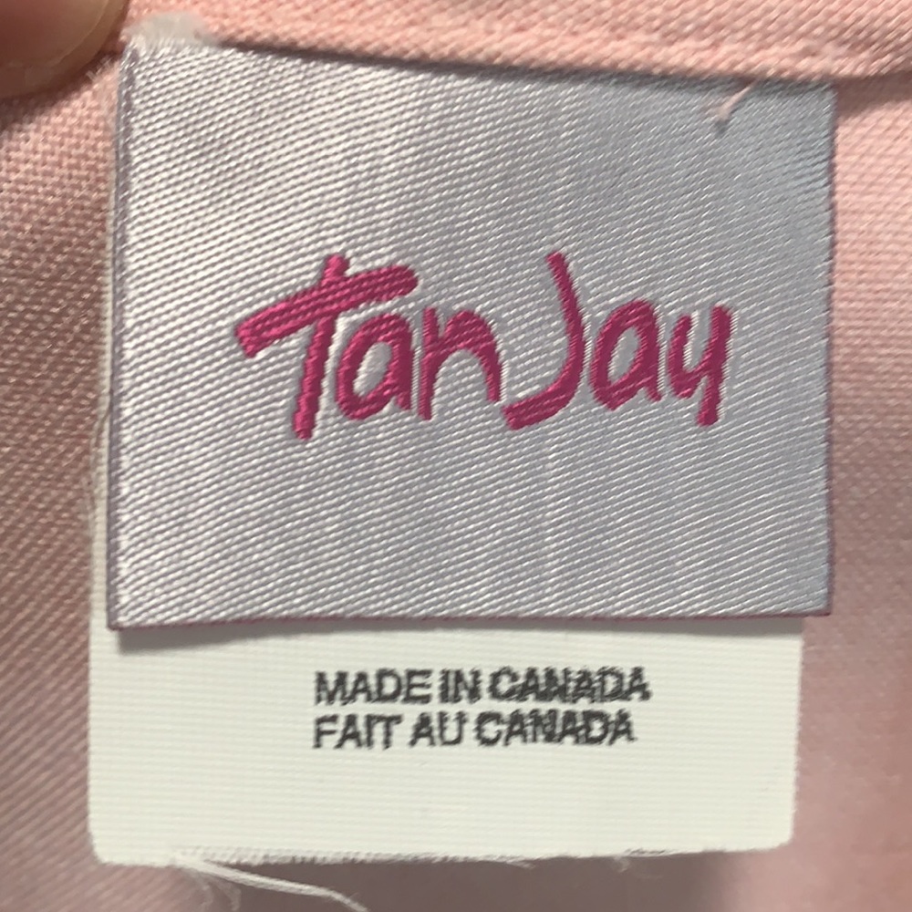 Vintage Tan Jay size 10 pink Blazer - Picture 9 of 10
